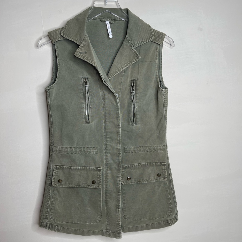 Willow & Clay Green Vest Jacket size xs